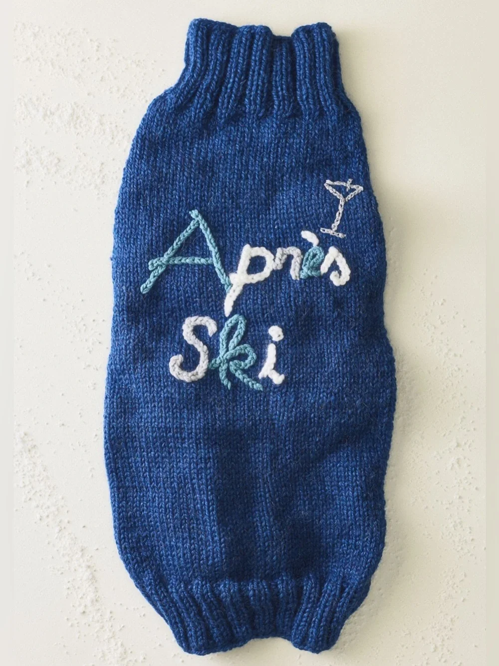 Size Large Apres Ski Navy Dog Sweater L